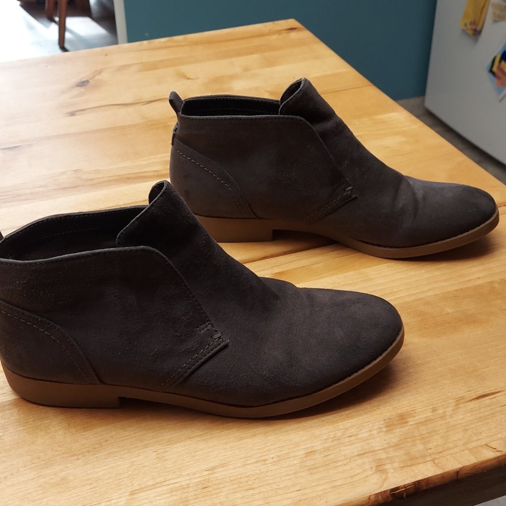 Indigo grey ankle boots